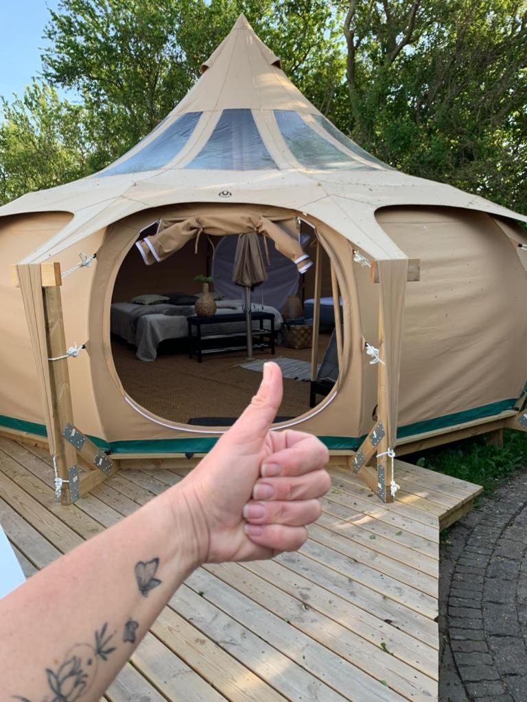 Romantic Luxus Glamping 1 Idestrup Exterior foto